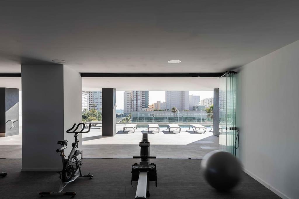 Apartament Torre D'arenas, Playa Victoria, Piscina Y Parking Cadis